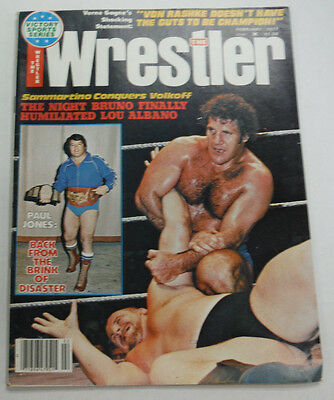 The Wrestler Magazine Bruno Sammatino Paul Jones February 1977 092014R