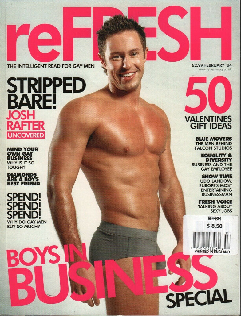 reFRESH Gay Interest UK Magazine February 2004 Josh Rafter Falcon 031620AME