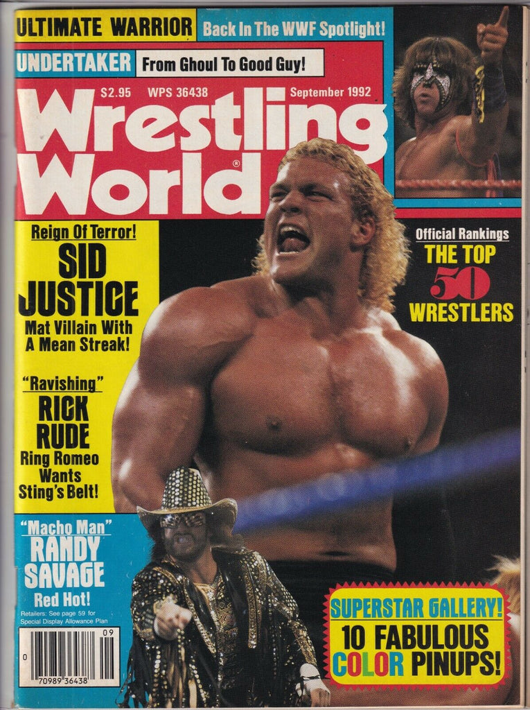 Wrestling World Sid Vicious Rick Rude Randy Savage September 1992 090919nonr