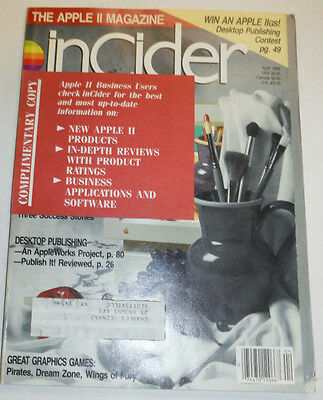 Apple InCider Magazine LLGs Paint Program April 1988 111514R