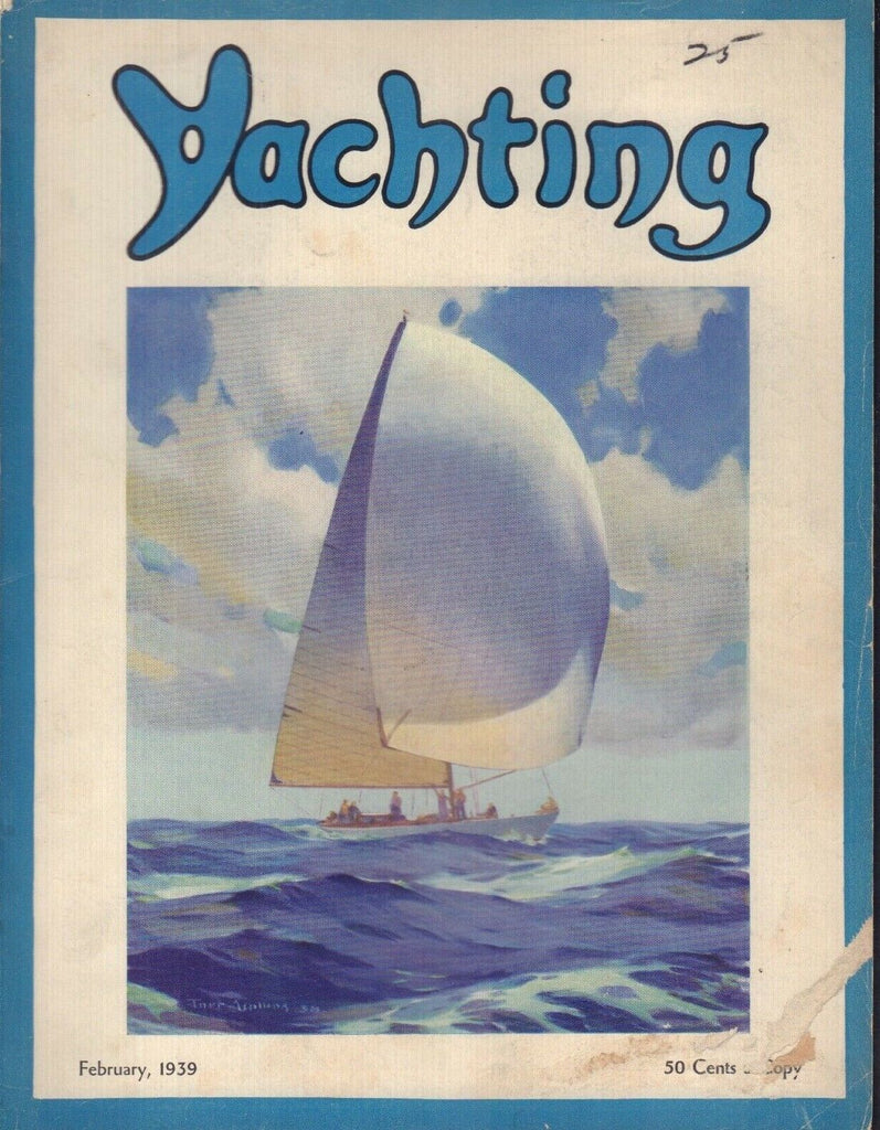 Yachting Magazine The Yacht Silvie And Her Cup February 1939 032118nonr