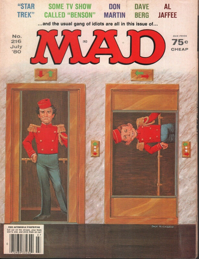 Mad Magazine #216 July 1980 Star Trek Don Martin 010919AME