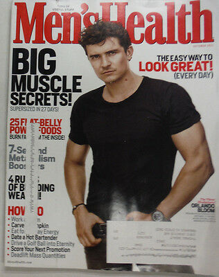 Men's Health Magazine Orlando Bloom Muscle Secrets October 2011 WITH ML 042515R