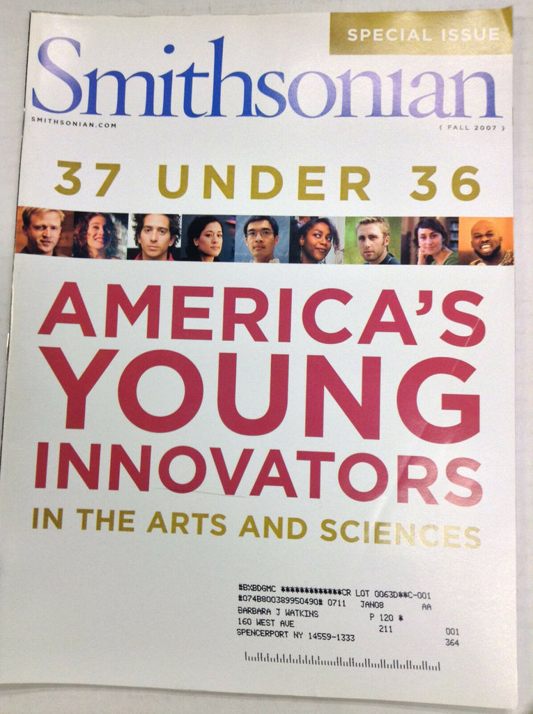 Smithsonian Magazine America's Young Innovators Fall 2007 041017nonr