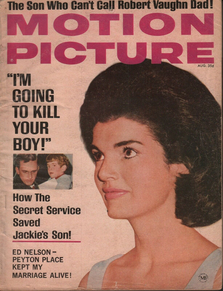 Motion Picture August 1965 Jackie Kennedy Ed Nelson 062519AME