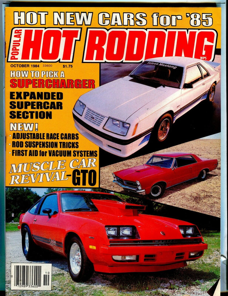 Popular Hot Rodding Magazine October 1984 GTO EX 021917jhe