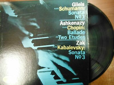 33 RPM Vinyl Schumann Sonata No 1 in F Sharp Monitor Records MC2048 022415SM