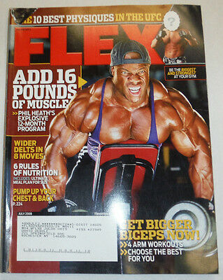 Flex Magazine Phil Heath Add 16 Pounds Of Muscle July 2008 110414R1