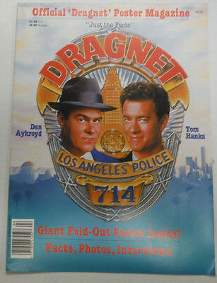 Dragnet Movie Poster Magazine Dan Aykroyd & Tom Hanks 1990s 063015R2