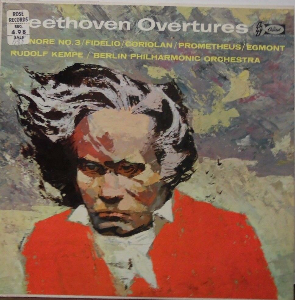 Beethoven Overtures Rudolph Kempe G-7140 33 RPM 092416LLE #2