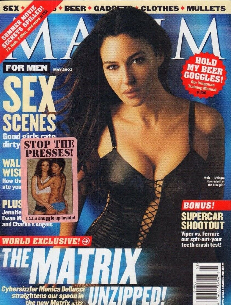 Maxim Magazine May 2003 Monica Bellucci 020917DBE