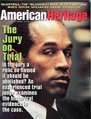 American Heritage Magazine July/August 1995 OJ Simpson EX 081516jhe
