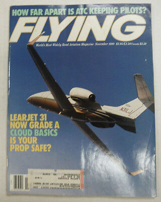 Flying Magazine Learjet 31 & Cloud Basics November 1990 051115R