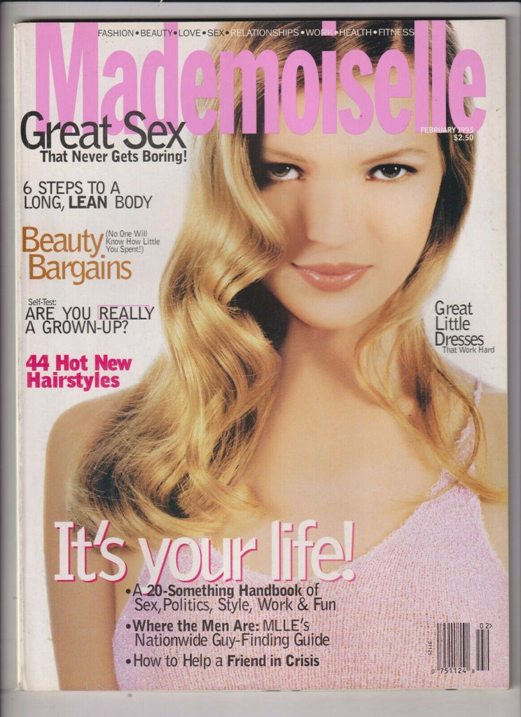 Mademoiselle Mag Great Little Dresses & Sex February 1995 020820nonr