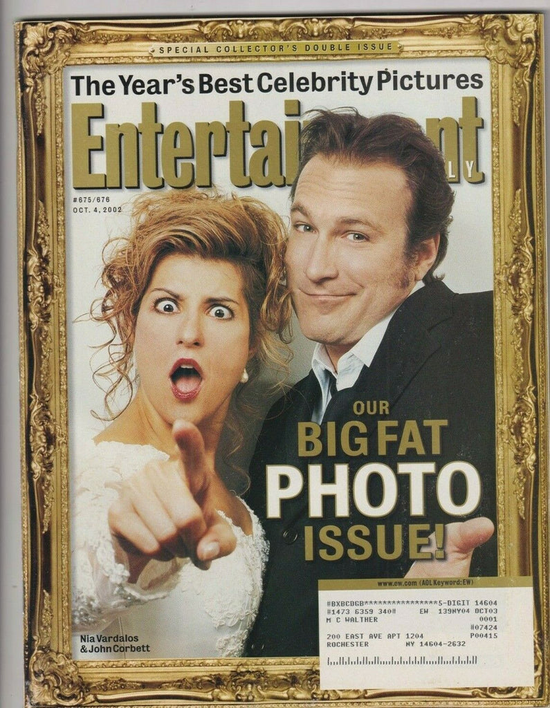Entertainment Weekly Nia Vardalos John Corbett October 4, 2002 102319nonr