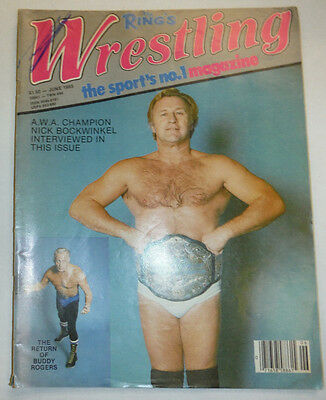 The Ring Wrestling Magazine Nick Bockwinkel June 1983 022415r