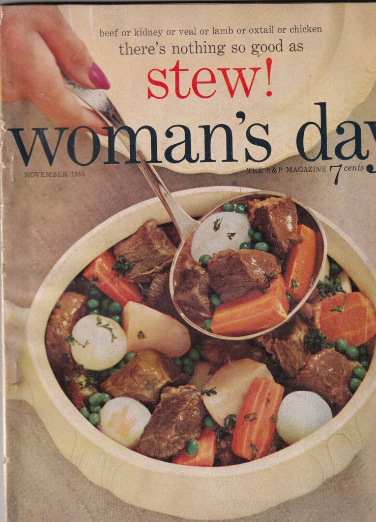 Woman's Day Mag A Few Stew Recipes November 1955 100719nonr