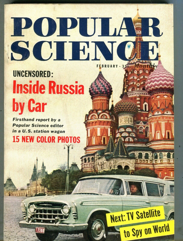 Popular Science Magazine February 1958 Inside Russia By Car 062017nonjhe