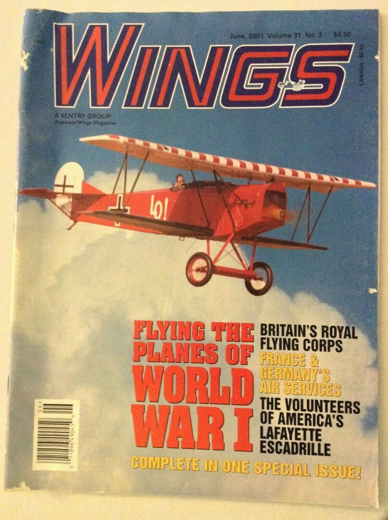 Wings Magazine Planes Of WWI Royal Flying Corps June 2001 050319nonrh