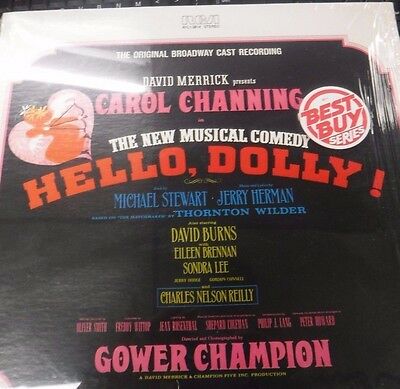Hello Dolly Carol Channing 33 RPM original broadway cast recording 091016LLE