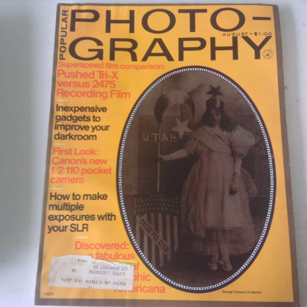 Photography Magazine Pushed Tri-X Versus 2475 August 1975 060417nonrh
