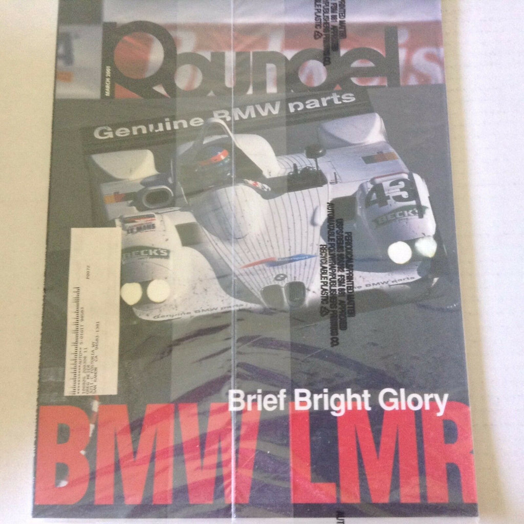 Roundel BMW Magazine BMW LMR Farewell To Alms March 2001 SEALED 052917nonrh