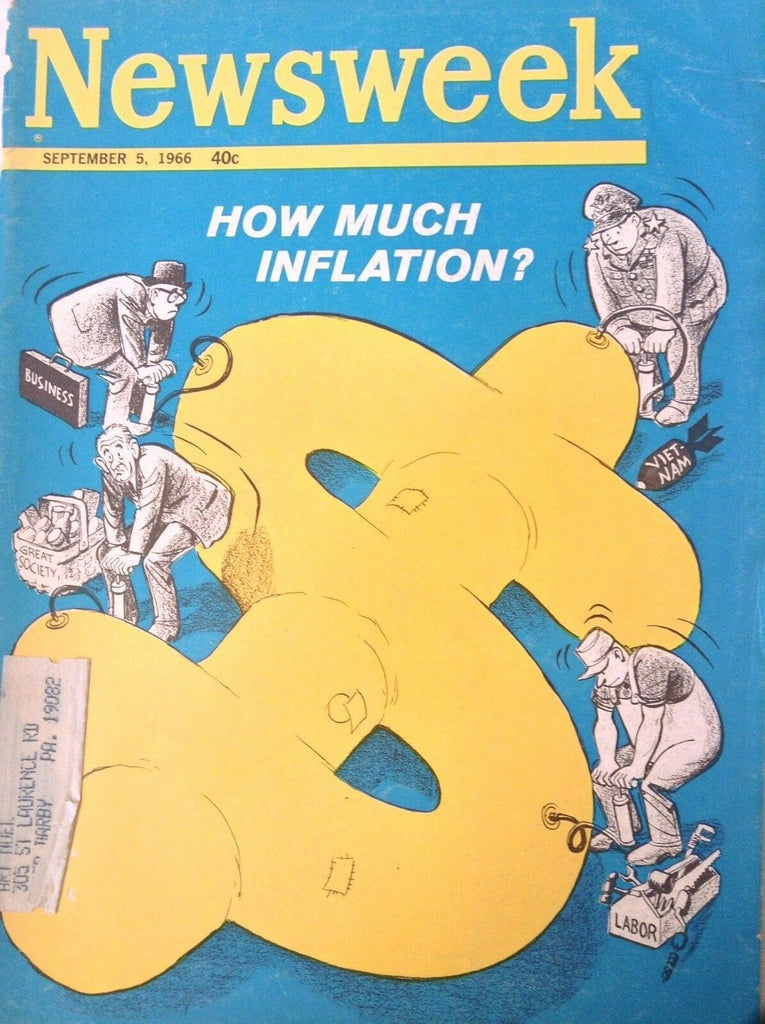 Newsweek Magazine How Much Inflation September 5, 1966 083017nonrh