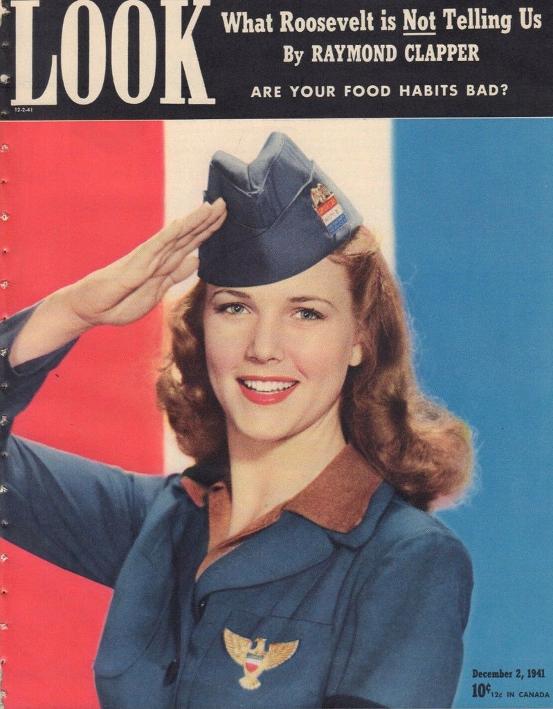 Look December 2 1941 Raymond Clapper Barbara Britton 010219DBE