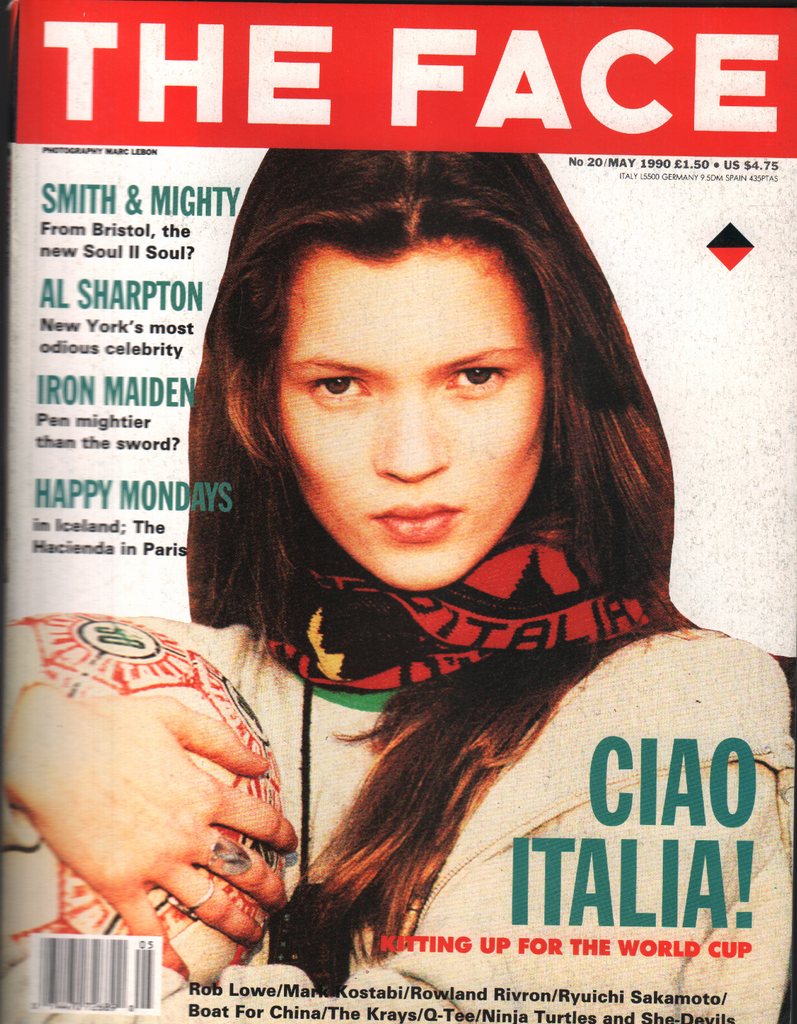The Face UK Magazine May 1990 Kate Moss Rob Lowe Mark Kostabi 061220AME