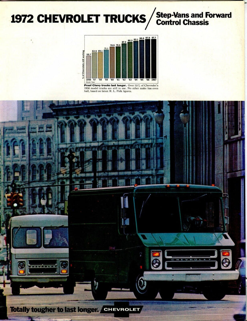 1972 Chevrolet Trucks Step-Vans Automobile Brochure EX 021917jhe