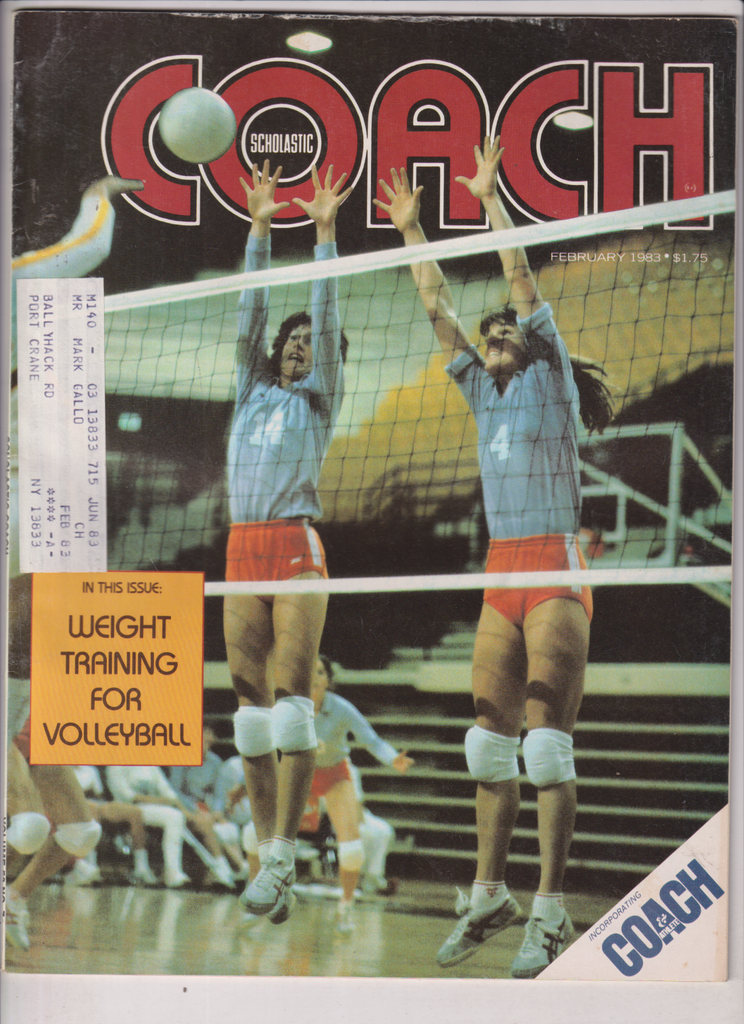 Scholastic Coach Mag Weight Training For Volleyball February 1983 011120nonr