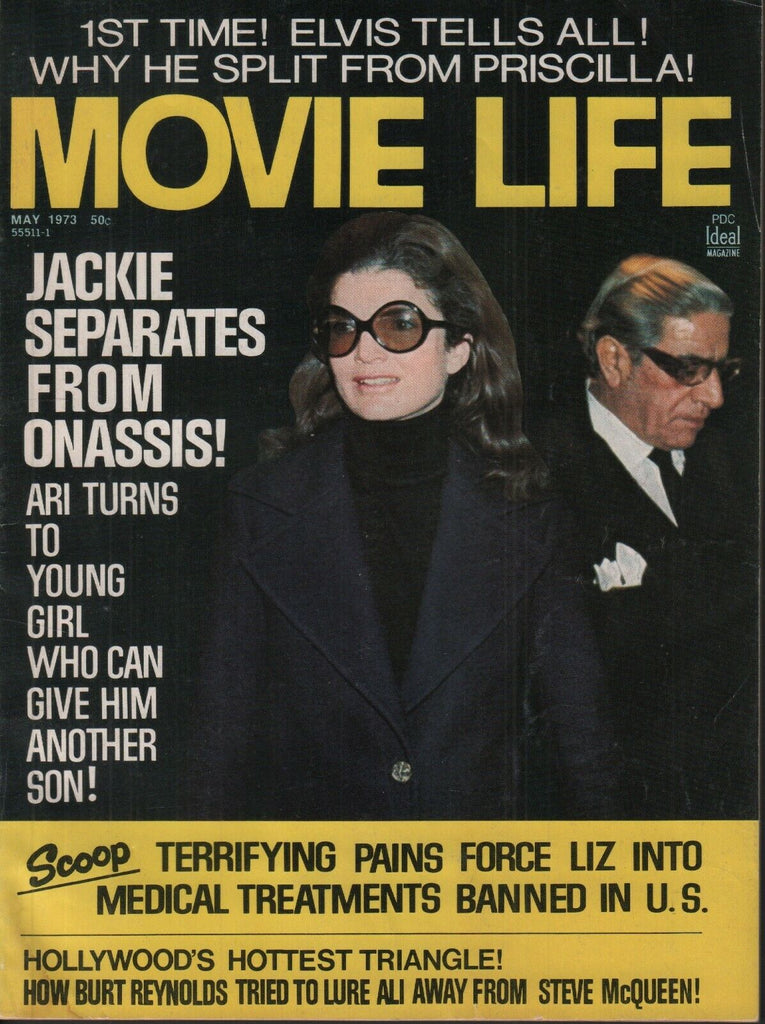 Movie Life May 1973 Jackie Kennedy Seperates from Onassis 061919AME