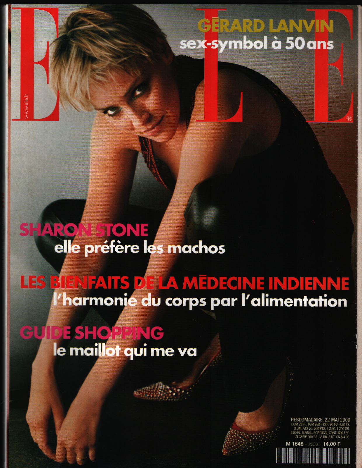 Elle French Fashion Magazine May 22 2000 Sharon Stone Gerard Lanvin 02 –  mr-magazine-hobby