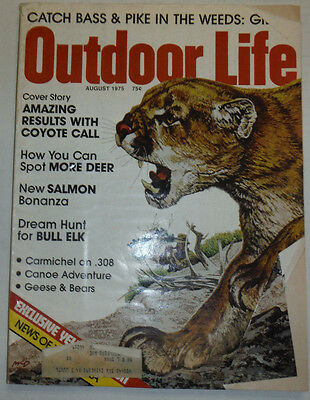 Outdoor Life Magazine Coyote Call More Deer August 1975 012915R