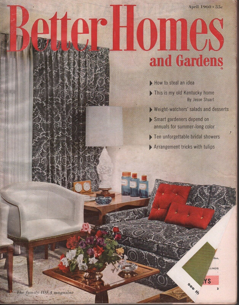 Better Homes And Gardens April 1960 Jesse Stuart, Family Idea 072617nonDBE2