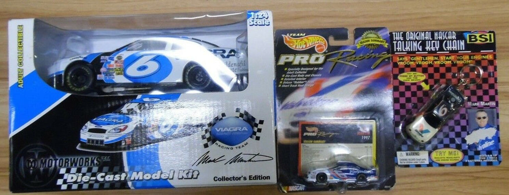 Mark Martin Die Cast lot of 3 2 1:4 Scale & 1 1:24th Scale NASCAR 030718DBT2