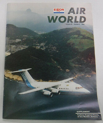 Exxon Air World Magazine Airlines Of Brazil Vol.36 No.2 1984 FAL 081915R