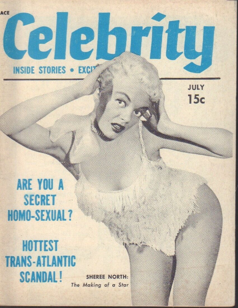 Celebrity Digest July 1954 Sheree North Cheesecake Pin Up 091318AME2