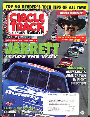 Circle Track & Racing Technology Magazine July 1997 Dale Jarrett VG 052016jhe