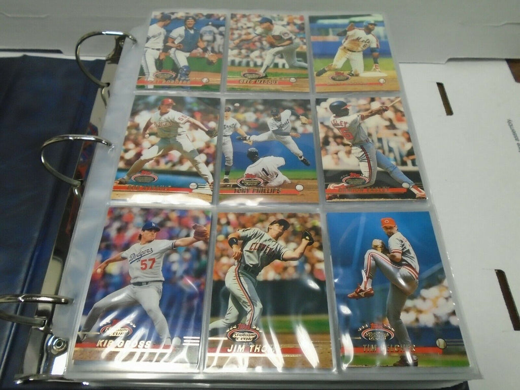 Stadium Club 1993 Baseball Complete 750 Card Set in Binder 121919AMCS