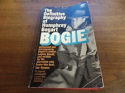 The Definitive Biography of Humphrey Bogart Bogie 1967 Mystery Novel 121415ame