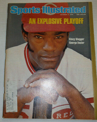 Sports Illustrated Magazine Cincinnati's George Foster October 1976 121914R