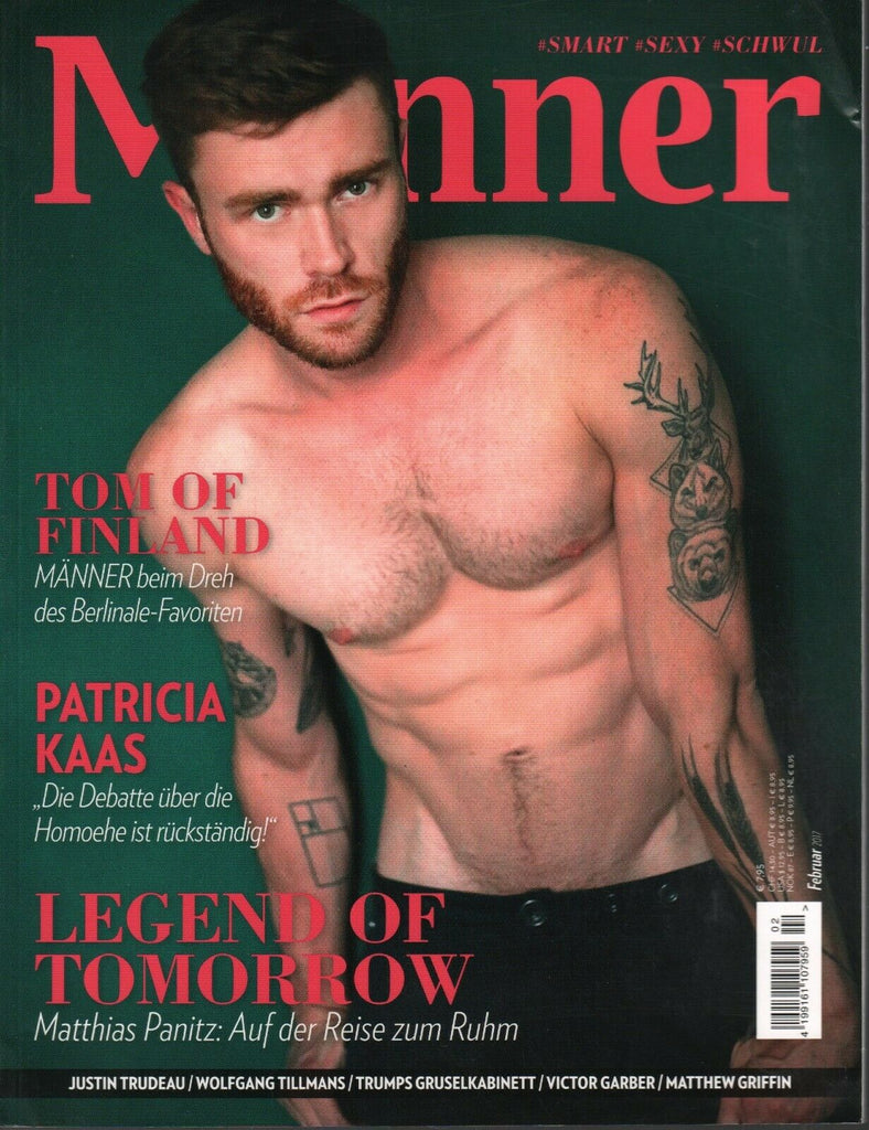 Manner German Gay Interest Magazine February 2017 Matthias Panitz 030420AME