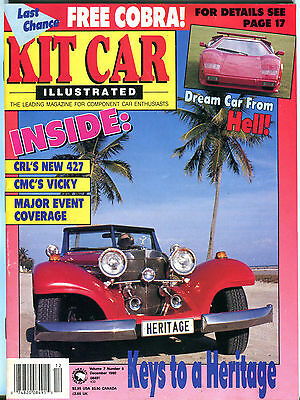 Kit Car Illustrated Magazine December 1990 Keys To A Heritage EX 021216jhe