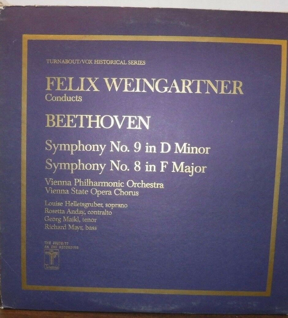 Felix Weingartner conducts Beethoven 33RPM THS65076/77 100116LLE#2
