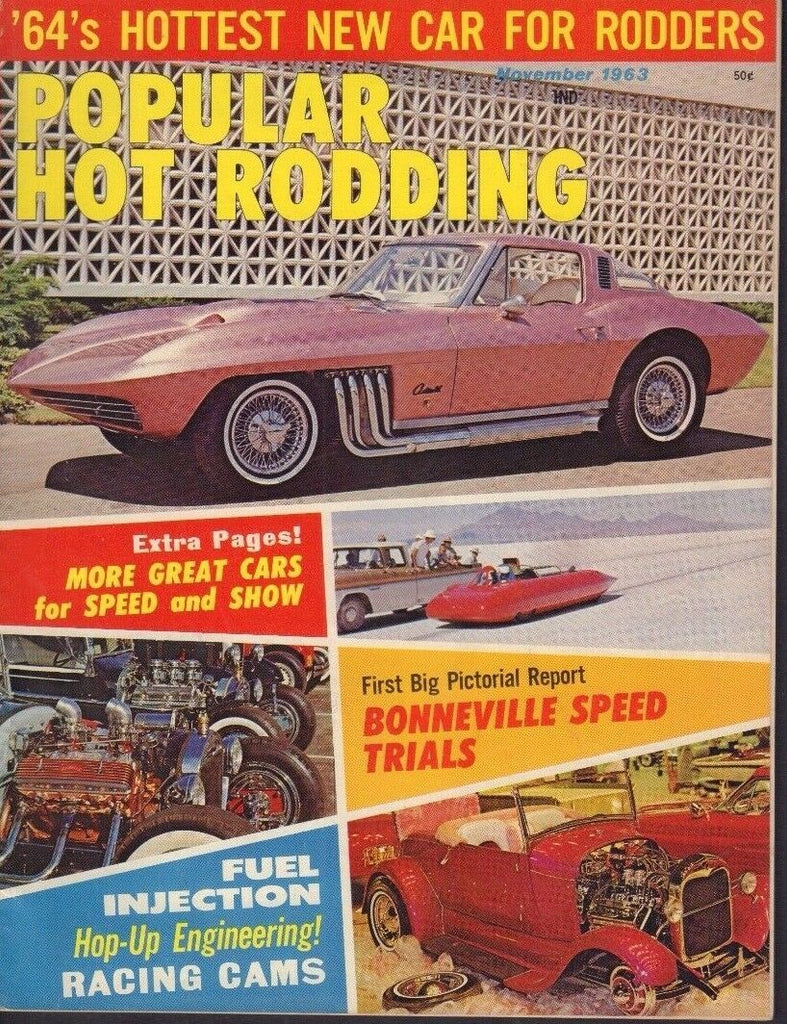 Popular Hot Rodding Magazine Bonneville Speed Trials November 1963 011018nonr