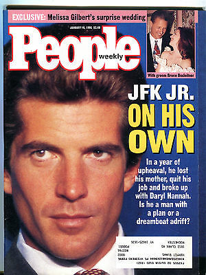 People Magazine January 16 1995 John Kennedy Jr. Melissa Gilbert EX 041116jhe