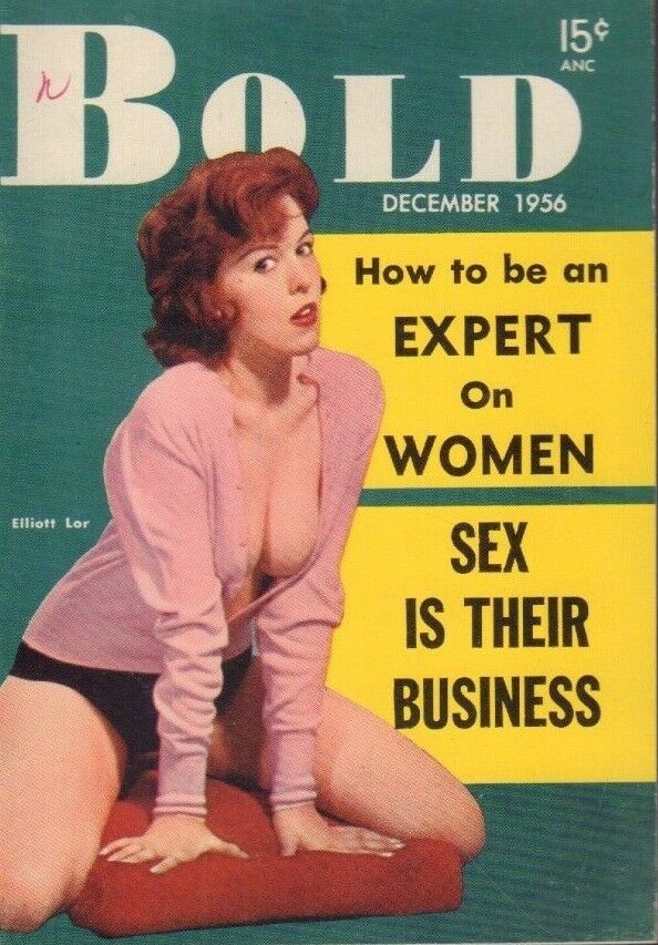 Bold Digest December 1956 Elliott Lor Cheesecake Pin Up 091318AME