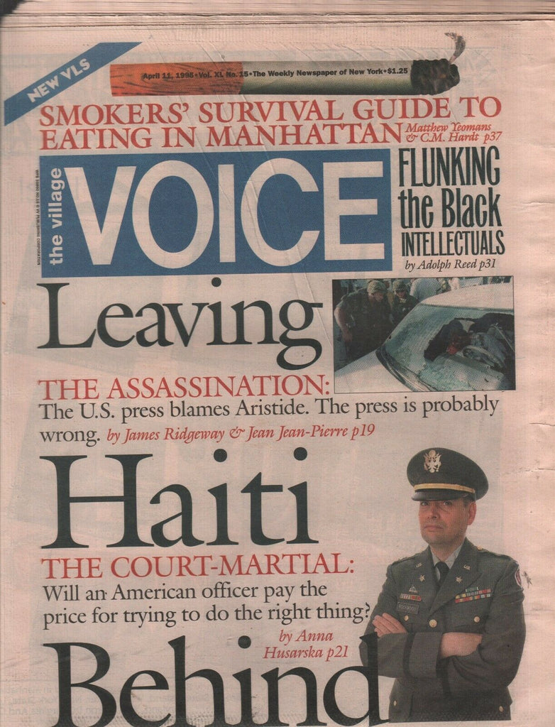 The Village Voice NYC April 11 1995 Ruth Messinger Donald Trump 122019AME