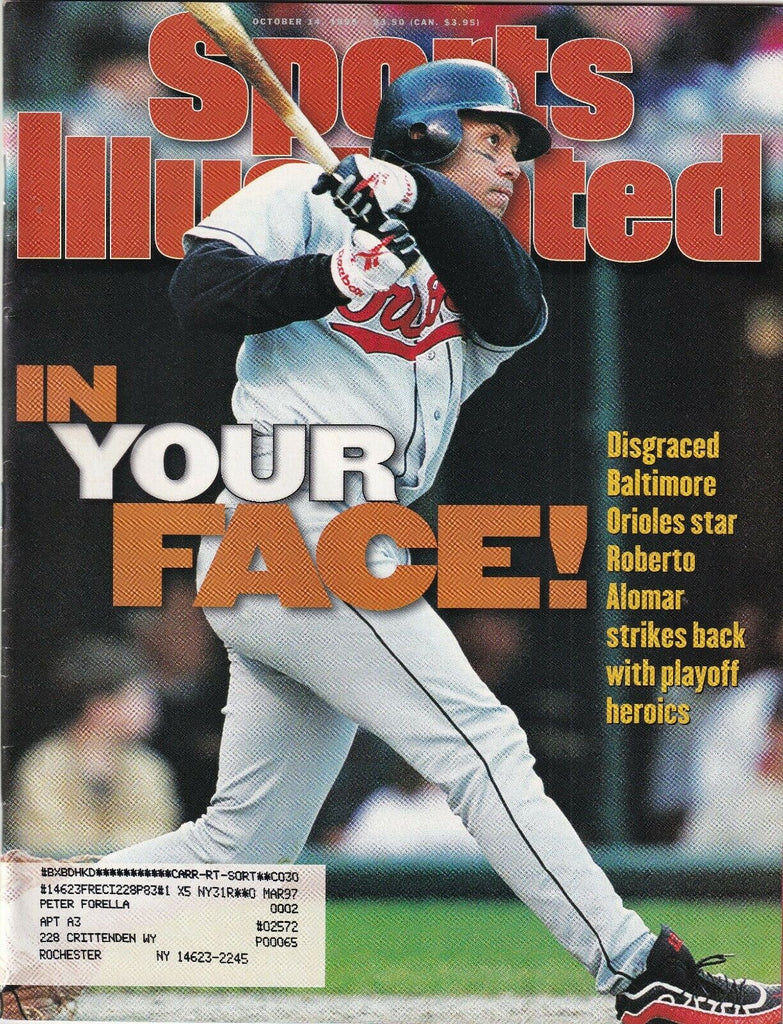 Sports Illustrated Roberto Alomar Baltimore Orioles October 14, 1996 091619nonr